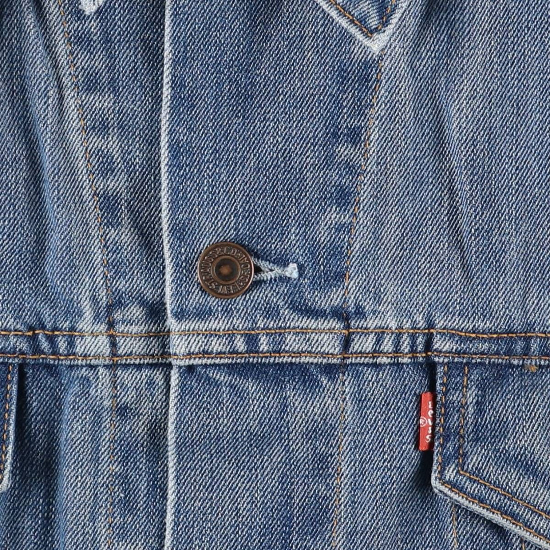 Levi's Euro Model Denim Jacket, Men's XL cotton blue type Vintage Second Hand
