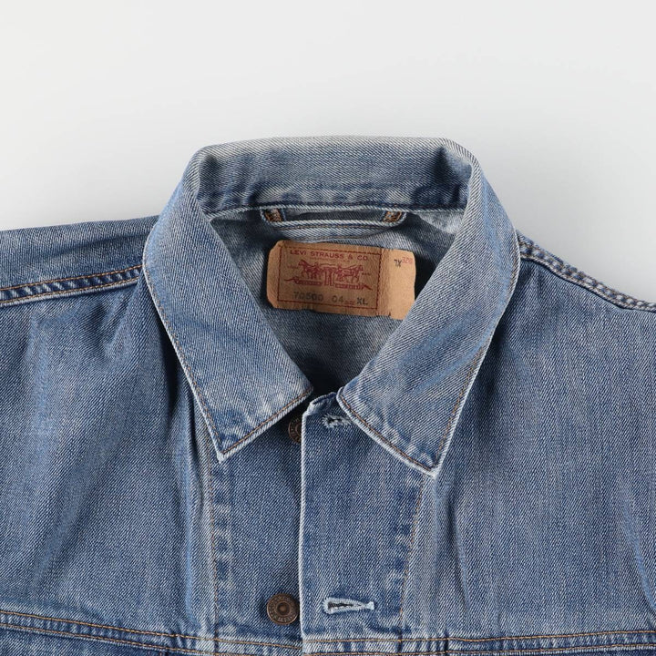 Levi's Euro Model Denim Jacket, Men's XL cotton blue type Vintage Second Hand