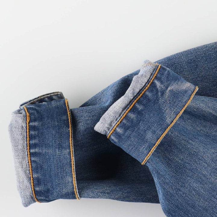 Levi's Euro Model Denim Jacket, Men's XL cotton blue type Vintage Second Hand