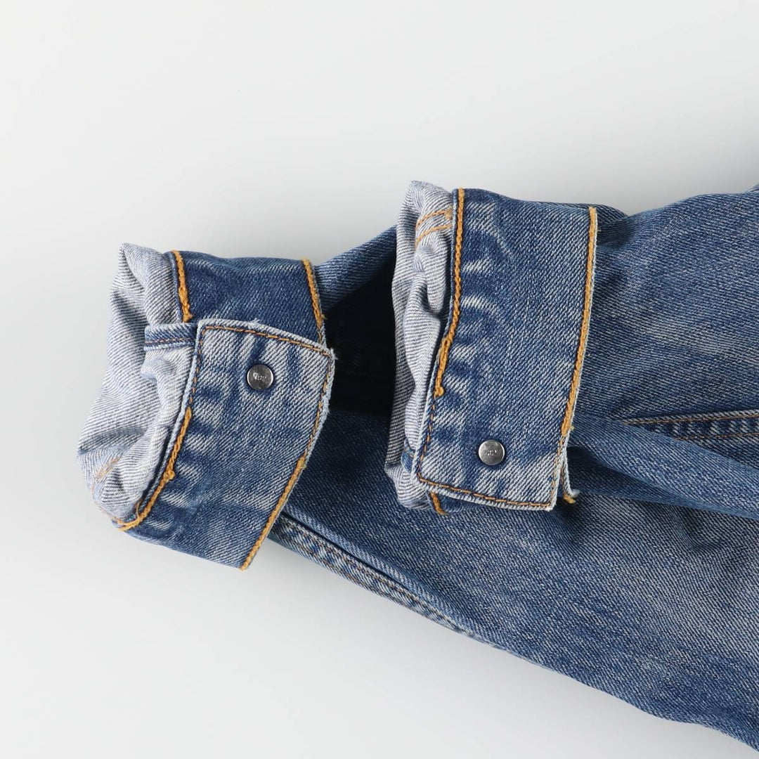 Levi's Euro Model Denim Jacket, Men's XL cotton blue type Vintage Second Hand