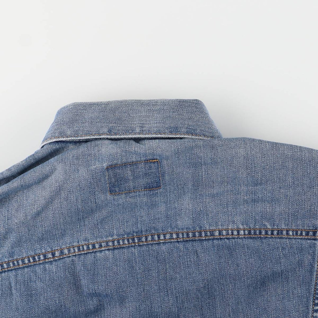 Levi's Euro Model Denim Jacket, Men's XL cotton blue type Vintage Second Hand