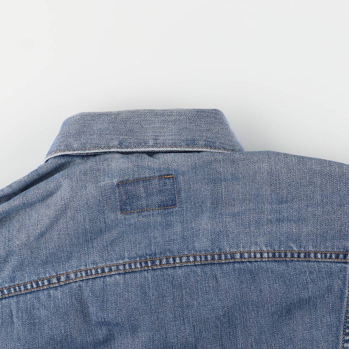 Levi's Euro Model Denim Jacket, Men's XL cotton blue type Vintage Second Hand