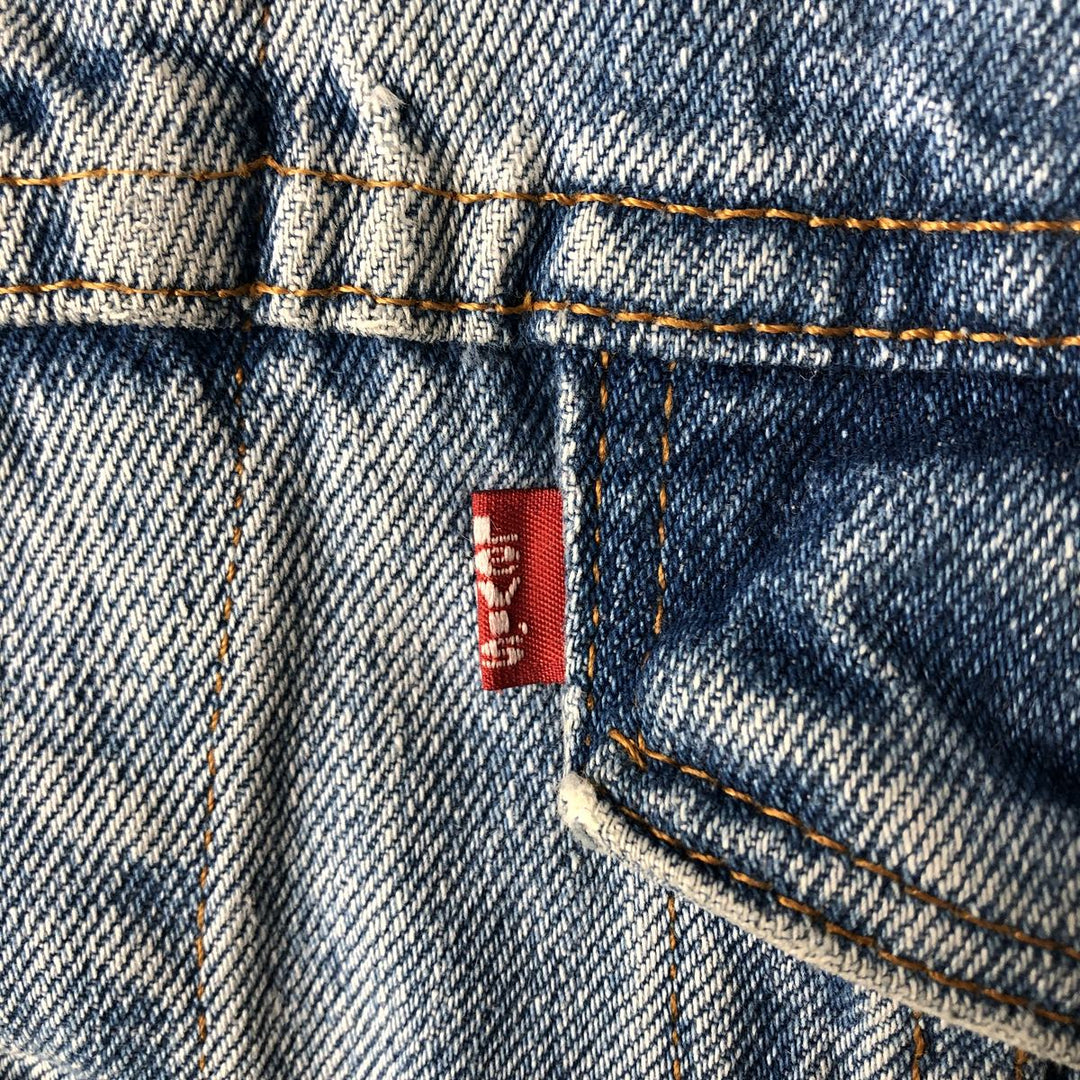 90'S Levi's 70507-4890 denim jacket, denim jacket, made in USA, men's XL size, vintage cotton blue type Vintage Second Hand
