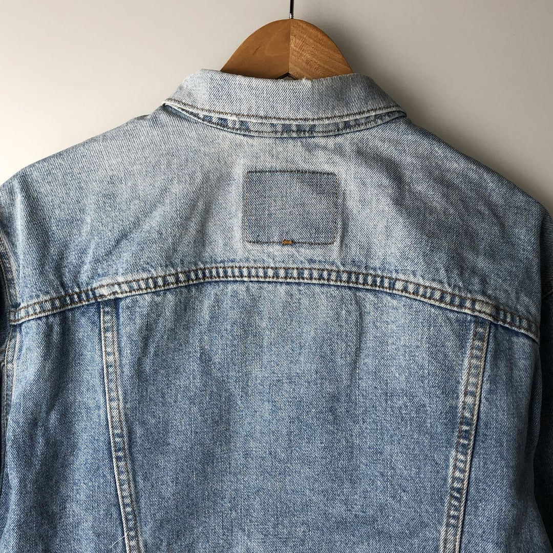 90'S Levi's 70507-4890 denim jacket, denim jacket, made in USA, men's XL size, vintage cotton blue type Vintage Second Hand