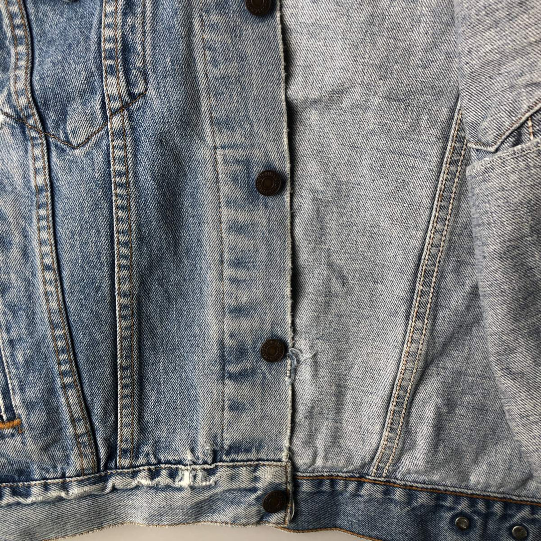 90'S Levi's 70507-4890 denim jacket, denim jacket, made in USA, men's XL size, vintage cotton blue type Vintage Second Hand