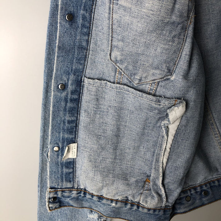 90'S Levi's 70507-4890 denim jacket, denim jacket, made in USA, men's XL size, vintage cotton blue type Vintage Second Hand