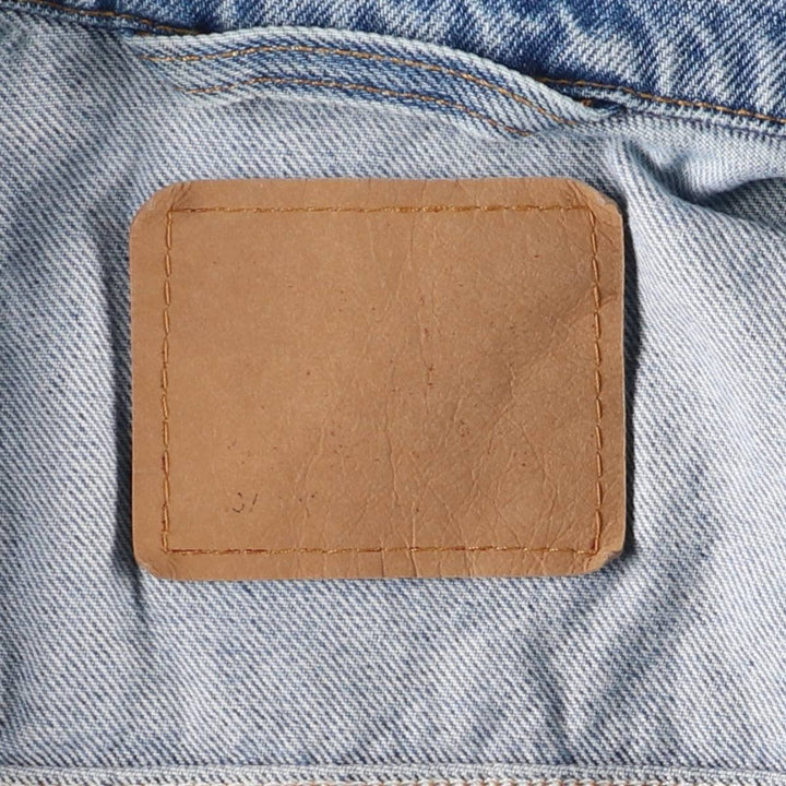 90'S Levi's denim jacket, denim jacket, made in the USA, men's XL size, vintage cotton blue type Vintage Second Hand