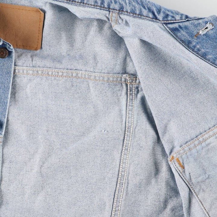 90'S Levi's denim jacket, denim jacket, made in the USA, men's XL size, vintage cotton blue type Vintage Second Hand