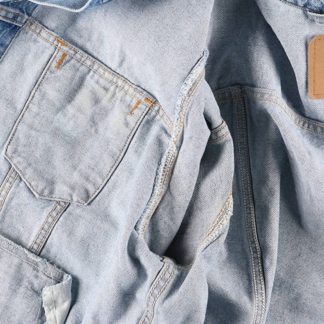 90'S Levi's denim jacket, denim jacket, made in the USA, men's XL size, vintage cotton blue type Vintage Second Hand