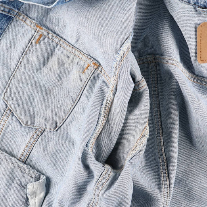 90'S Levi's denim jacket, denim jacket, made in the USA, men's XL size, vintage cotton blue type Vintage Second Hand