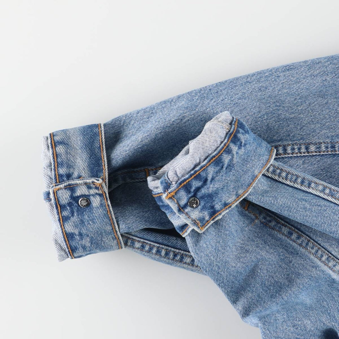 90'S Levi's denim jacket, denim jacket, made in the USA, men's XL size, vintage cotton blue type Vintage Second Hand