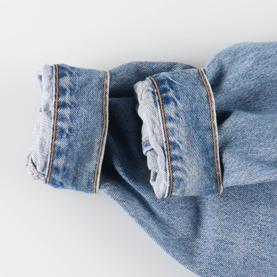 90'S Levi's denim jacket, denim jacket, made in the USA, men's XL size, vintage cotton blue type Vintage Second Hand