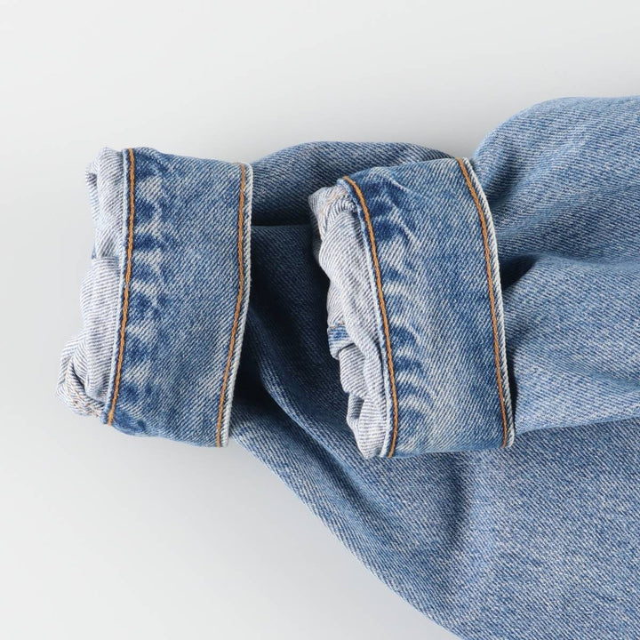 90'S Levi's denim jacket, denim jacket, made in the USA, men's XL size, vintage cotton blue type Vintage Second Hand