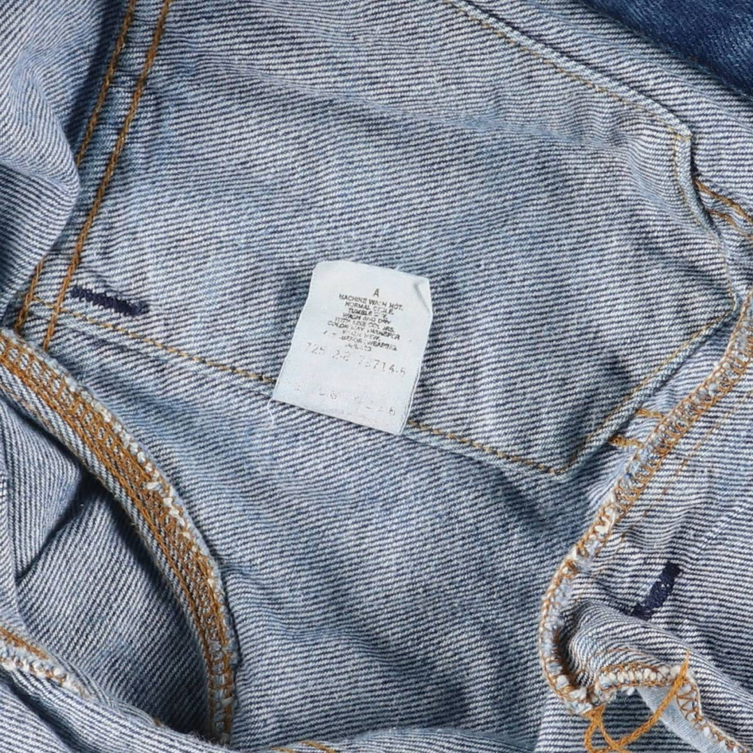 90'S Levi's 71506-0216 Denim Jacket, Made in USA, Men's Size L, Vintage cotton blue type Vintage Second Hand