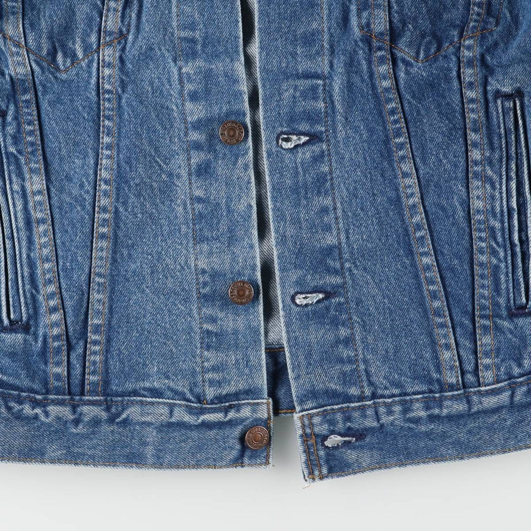 90'S Levi's 71506-0216 Denim Jacket, Made in USA, Men's Size L, Vintage cotton blue type Vintage Second Hand