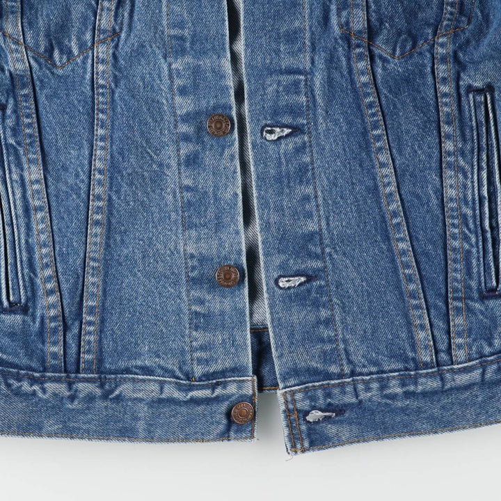 90'S Levi's 71506-0216 Denim Jacket, Made in USA, Men's Size L, Vintage cotton blue type Vintage Second Hand