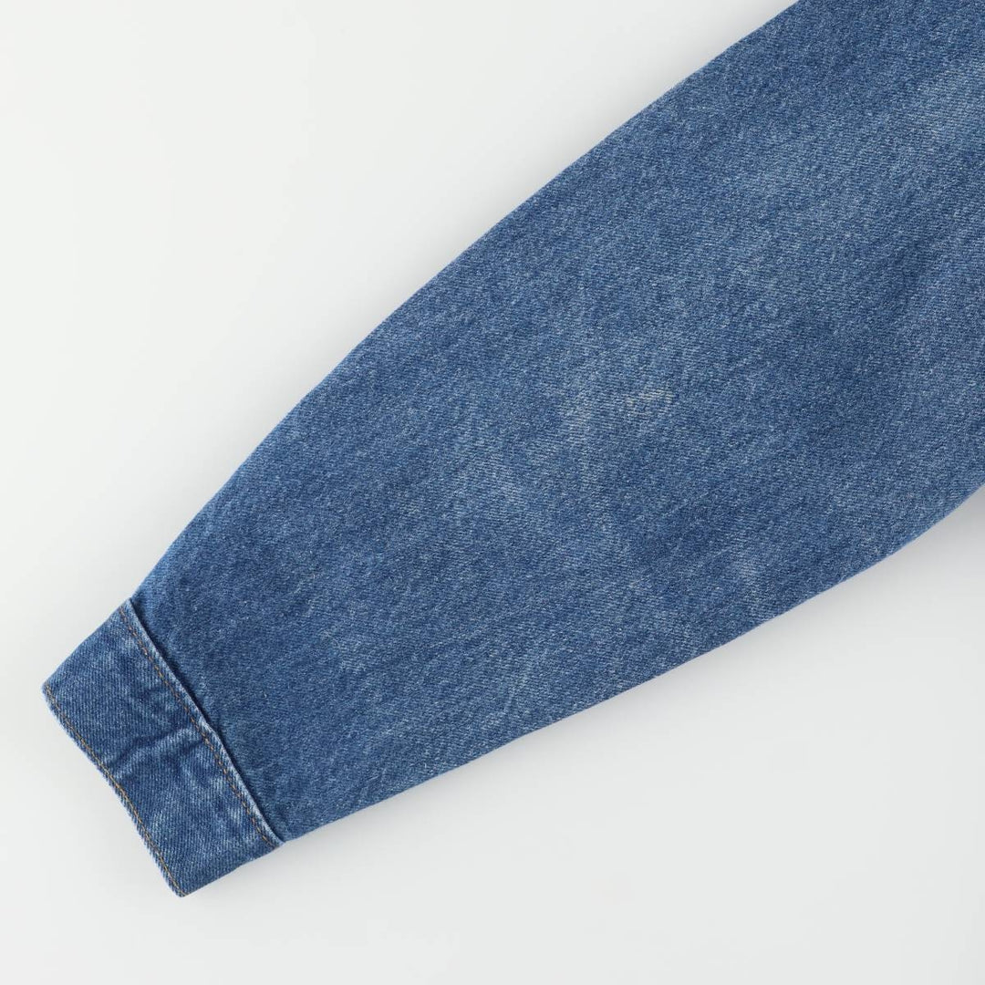 90'S Levi's 71506-0216 Denim Jacket, Made in USA, Men's Size L, Vintage cotton blue type Vintage Second Hand