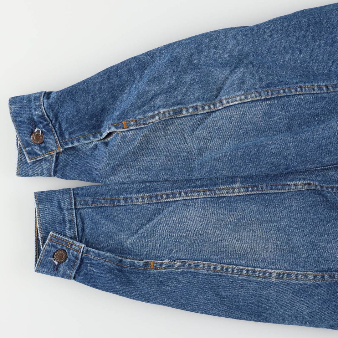 90'S Levi's 71506-0216 Denim Jacket, Made in USA, Men's Size L, Vintage cotton blue type Vintage Second Hand