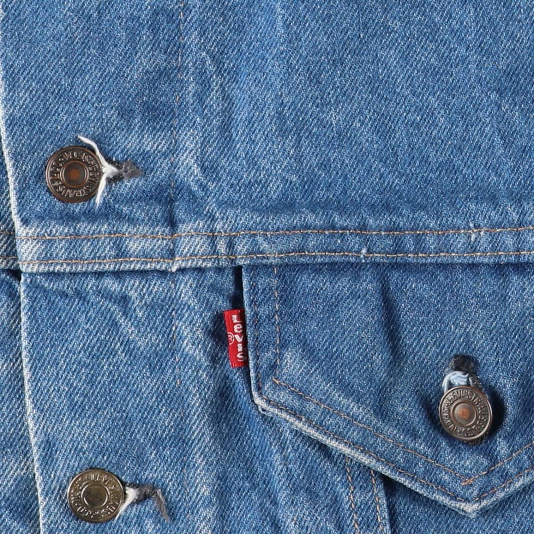Vintage Levi's 70505-0213 denim jacket, made in the USA, size XXL. cotton blue type Vintage Second Hand