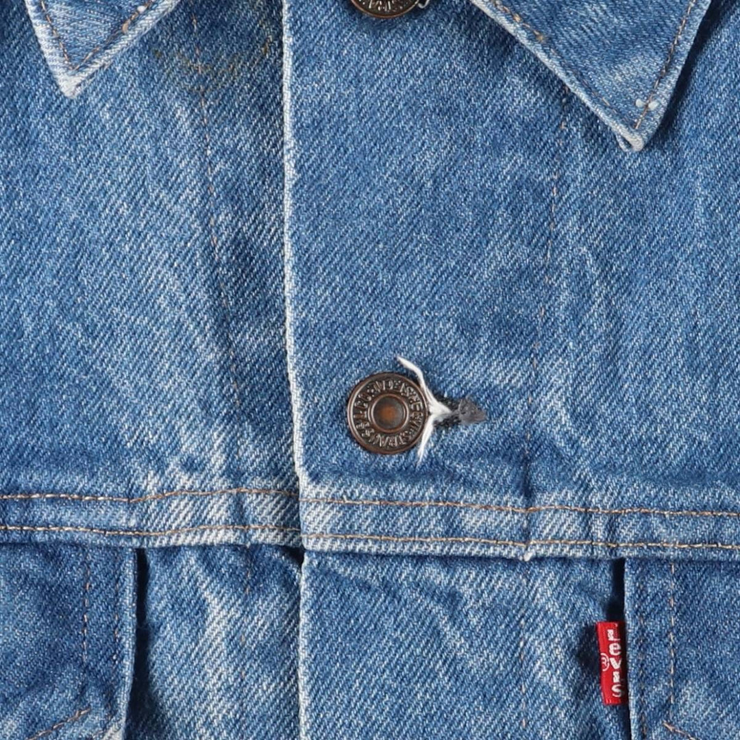 Vintage Levi's 70505-0213 denim jacket, made in the USA, size XXL. cotton blue type Vintage Second Hand