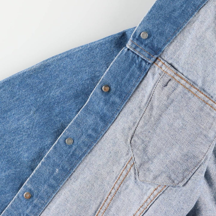 Vintage Levi's 70505-0213 denim jacket, made in the USA, size XXL. cotton blue type Vintage Second Hand