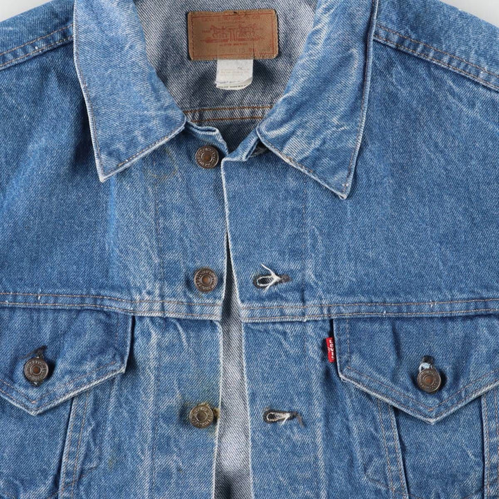 Vintage Levi's 70505-0213 denim jacket, made in the USA, size XXL. cotton blue type Vintage Second Hand
