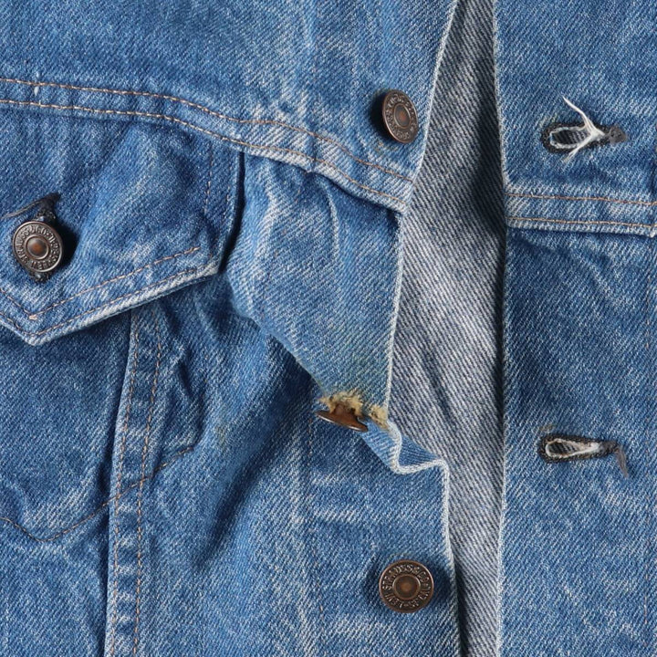 Vintage Levi's 70505-0213 denim jacket, made in the USA, size XXL. cotton blue type Vintage Second Hand