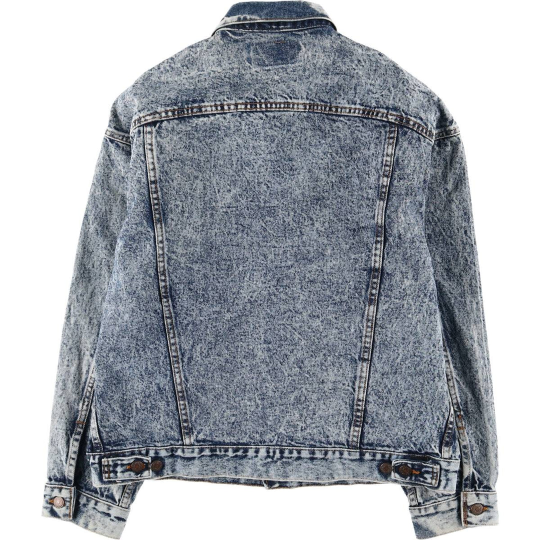 Levi's 70507-0227 Chemical Wash Denim Jacket, Made in the USA, Men's Size L cotton blue type Vintage Second Hand