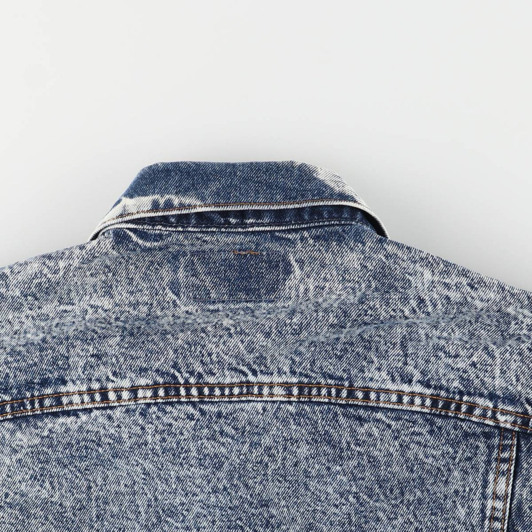 Levi's 70507-0227 Chemical Wash Denim Jacket, Made in the USA, Men's Size L cotton blue type Vintage Second Hand