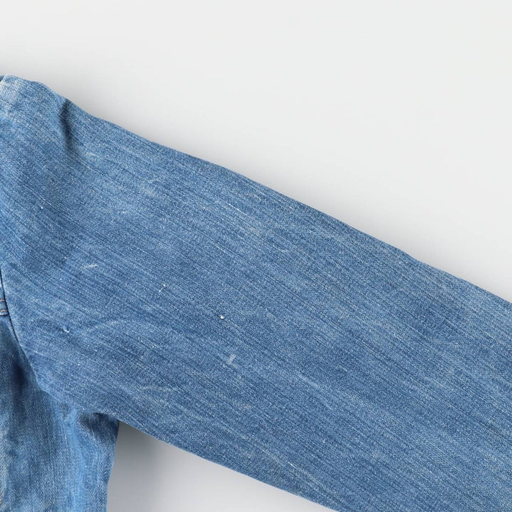 Vintage 1970'S Wrangler denim jacket with black tag, made in the USA, size M, men's size. unclear blue type Vintage Second Hand