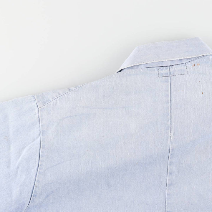 Vintage 1980'S Big B Brotherhood denim coverall, made in Canada, size L, men's unclear Blue type light blue Vintage Second Hand