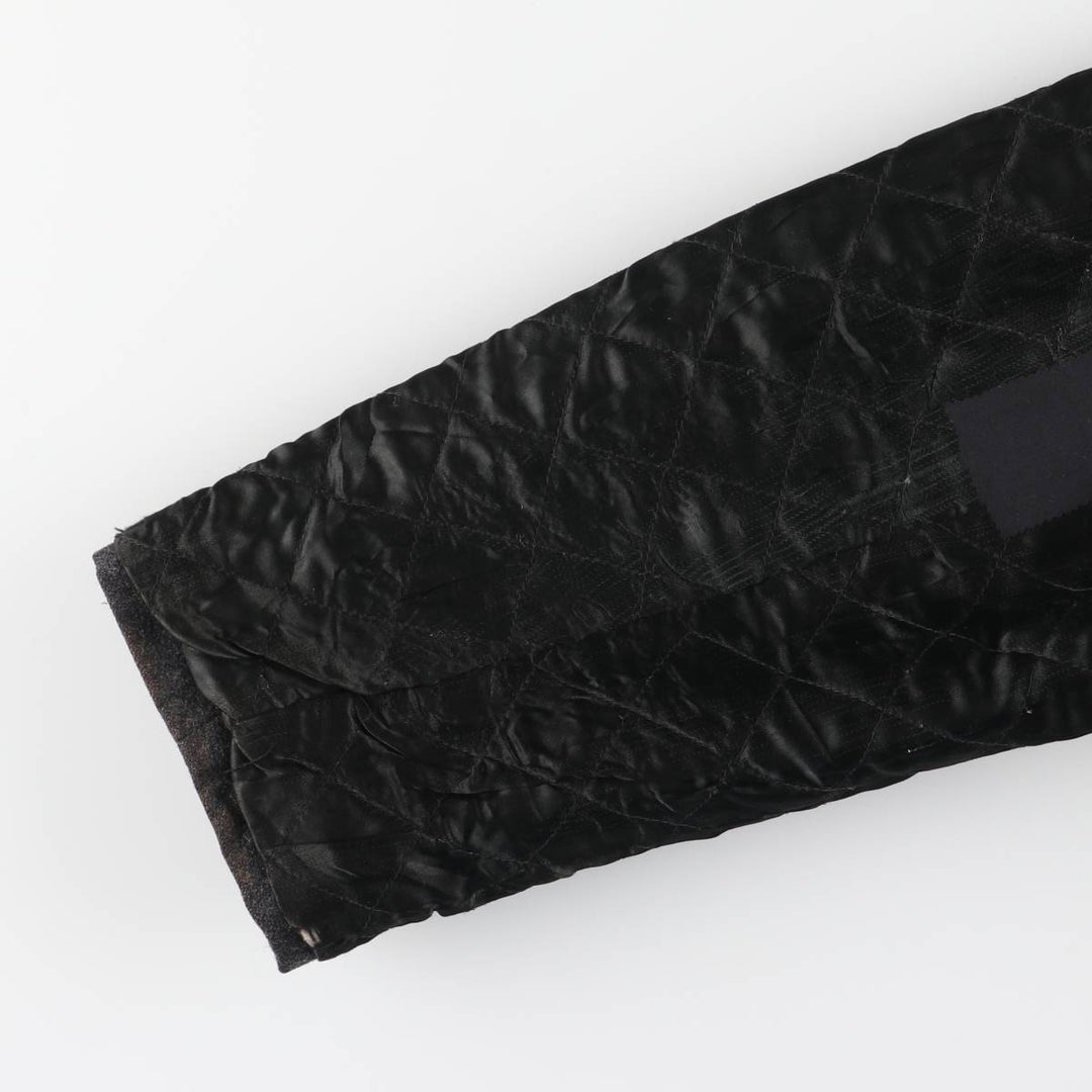 90'S GAP Vintage Padded Wool Sports Jacket, Men's XL Recycled wool Charcoal Vintage Second Hand