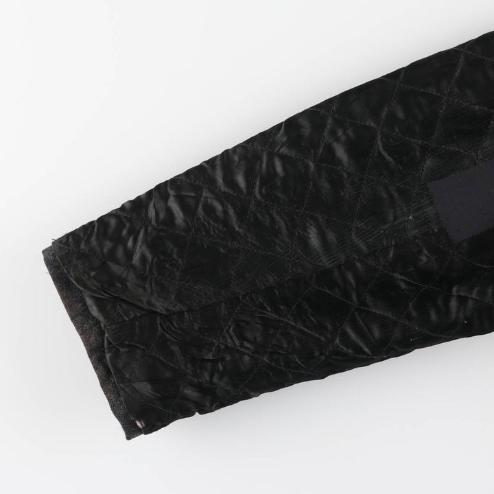 90'S GAP Vintage Padded Wool Sports Jacket, Men's XL Recycled wool Charcoal Vintage Second Hand