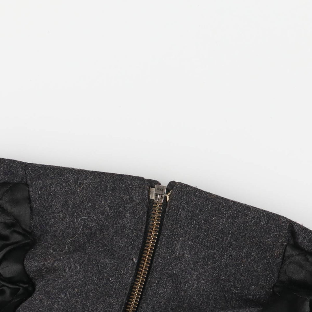 90'S GAP Vintage Padded Wool Sports Jacket, Men's XL Recycled wool Charcoal Vintage Second Hand