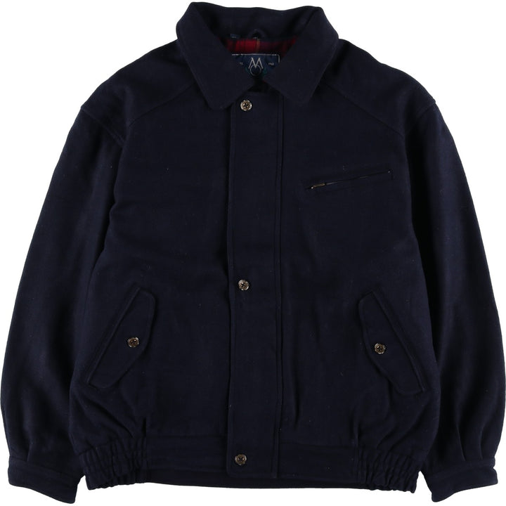 Members Only Wool Jacket, Men's Size XL wool navy blue type Vintage Second Hand