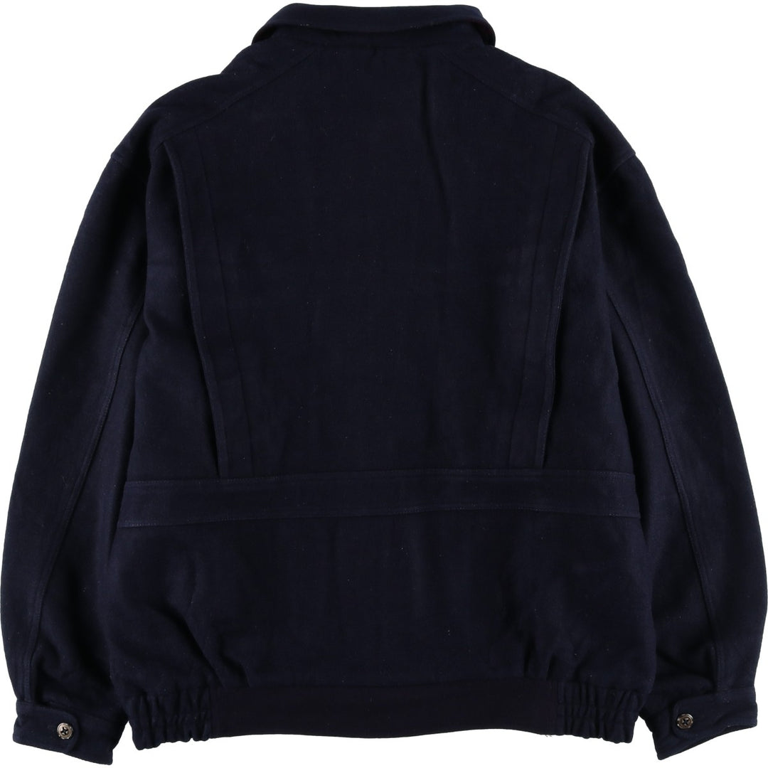 Members Only Wool Jacket, Men's Size XL wool navy blue type Vintage Second Hand