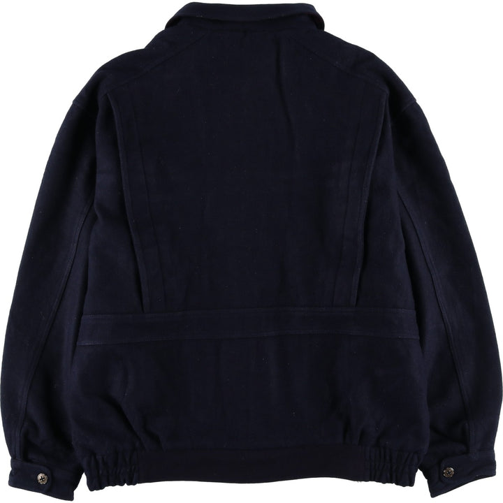 Members Only Wool Jacket, Men's Size XL wool navy blue type Vintage Second Hand