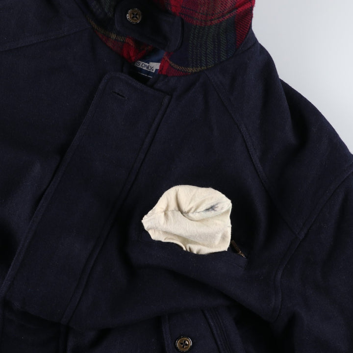 Members Only Wool Jacket, Men's Size XL wool navy blue type Vintage Second Hand