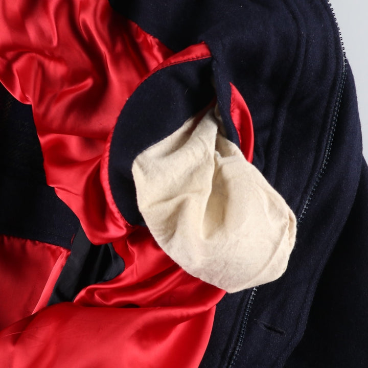 Members Only Wool Jacket, Men's Size XL wool navy blue type Vintage Second Hand