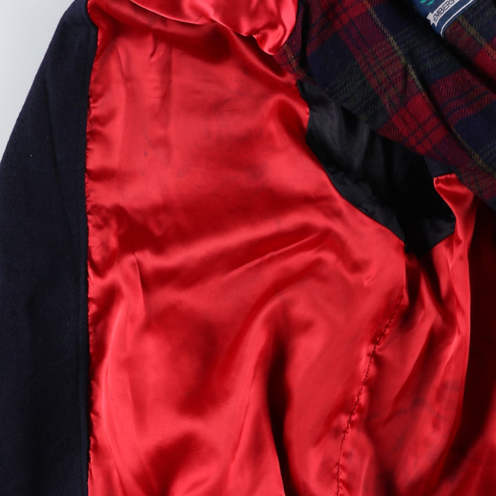 Members Only Wool Jacket, Men's Size XL wool navy blue type Vintage Second Hand