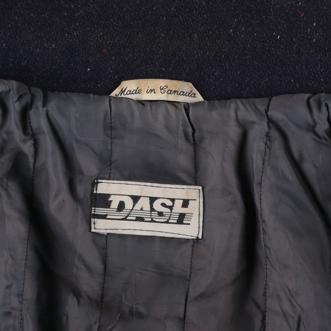 DASH Padded Wool Blouson, Made in Canada, Men's Size XL unclear navy blue type Vintage Second Hand