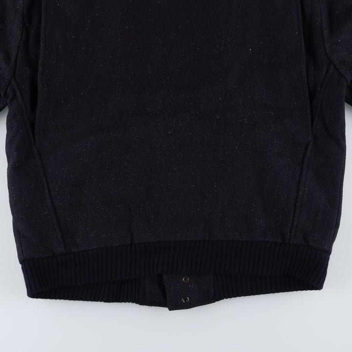 DASH Padded Wool Blouson, Made in Canada, Men's Size XL unclear navy blue type Vintage Second Hand