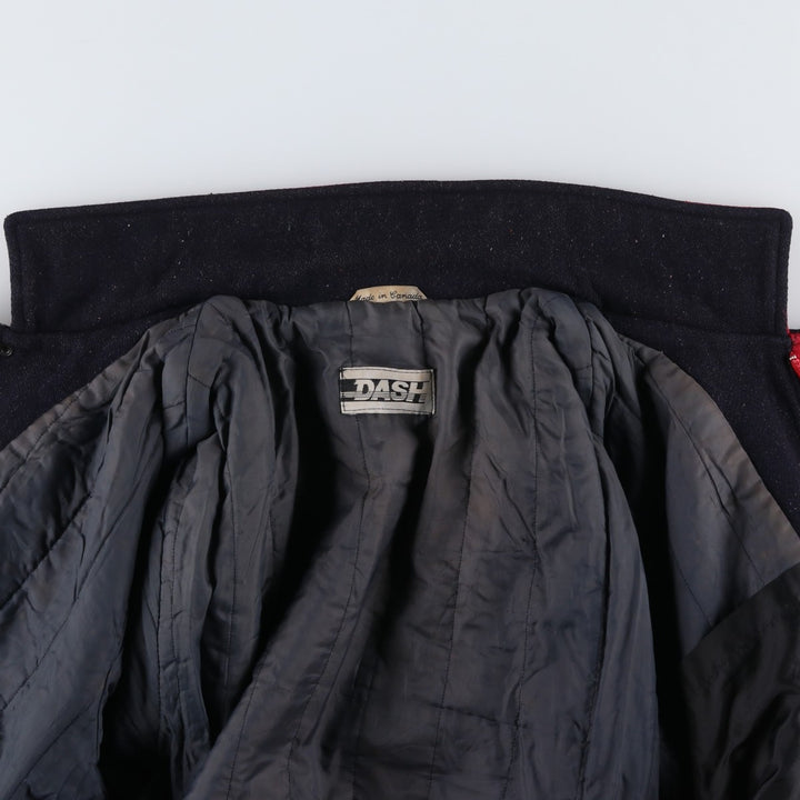 DASH Padded Wool Blouson, Made in Canada, Men's Size XL unclear navy blue type Vintage Second Hand