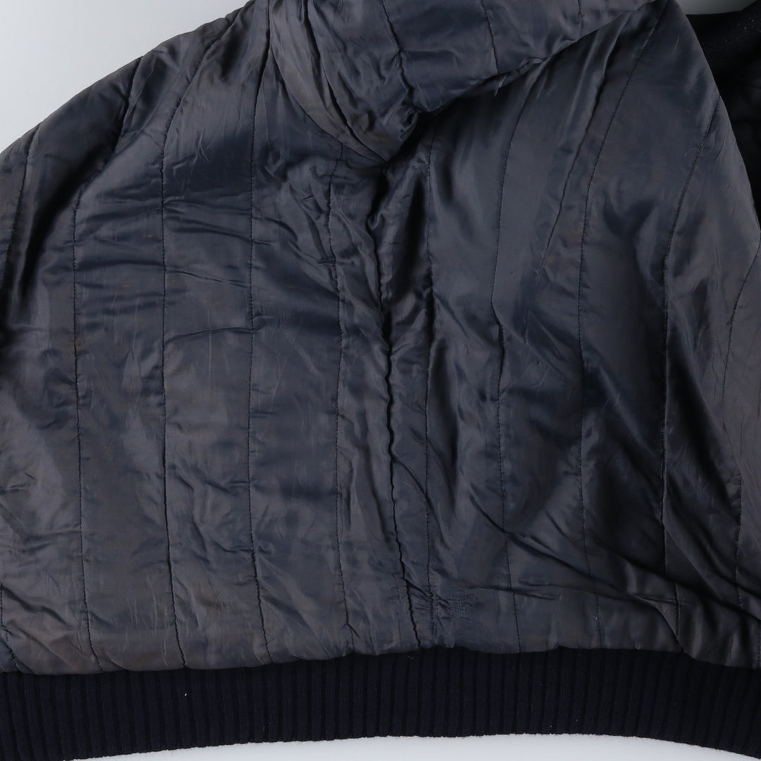 DASH Padded Wool Blouson, Made in Canada, Men's Size XL unclear navy blue type Vintage Second Hand