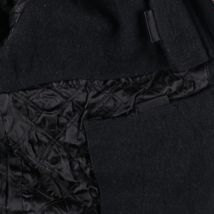 90'S GAP Vintage Padded Wool Jacket, Men's Size Medium Recycled wool black type Vintage Second Hand