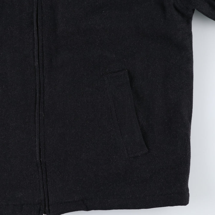 90'S GAP Vintage Padded Wool Jacket, Men's Size Medium Recycled wool black type Vintage Second Hand