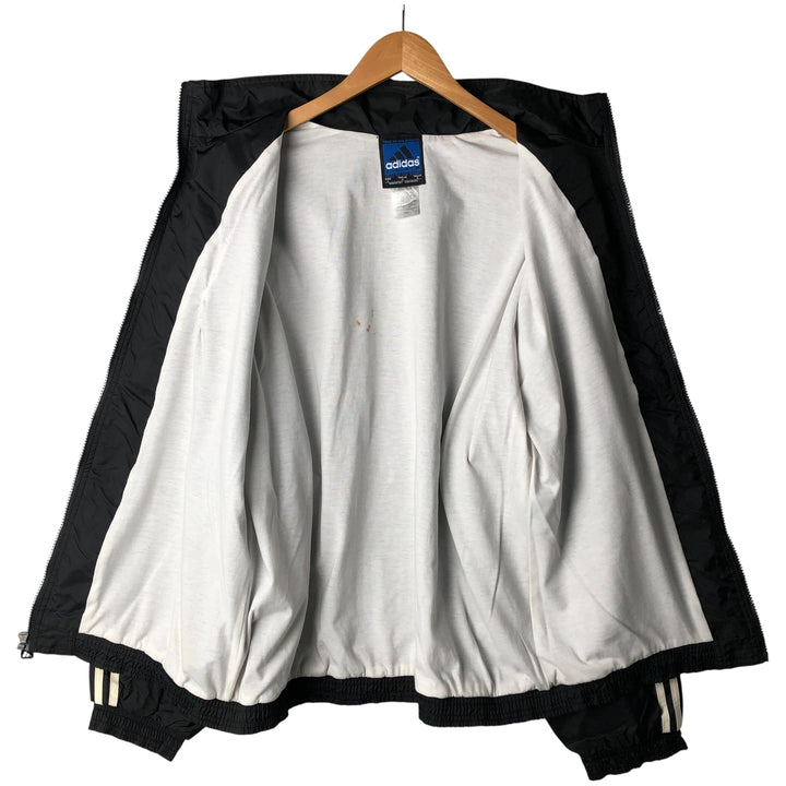 90'S Adidas Team Nylon Jacket, Men's, Size L, Vintage Nylon black type Vintage Second Hand