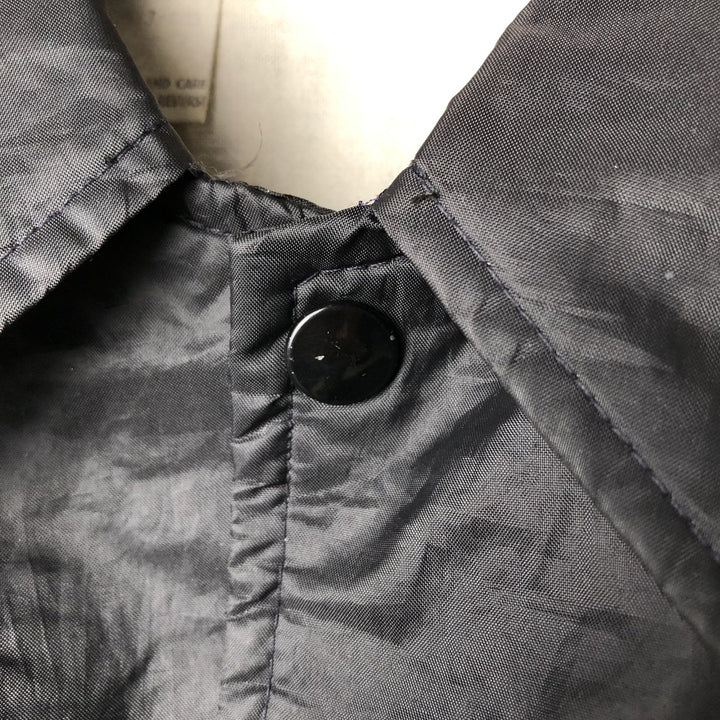 1970'S Champion Coach Jacket with Back Print, College Runner's Tag, Men's Size L unclear black type Vintage Second Hand