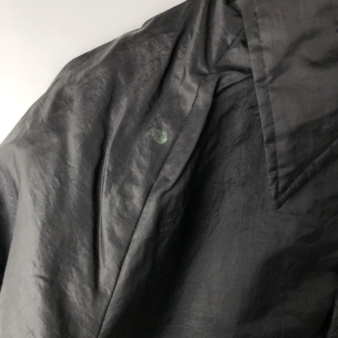 1970'S Champion Coach Jacket with Back Print, College Runner's Tag, Men's Size L unclear black type Vintage Second Hand