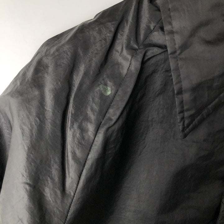 1970'S Champion Coach Jacket with Back Print, College Runner's Tag, Men's Size L unclear black type Vintage Second Hand